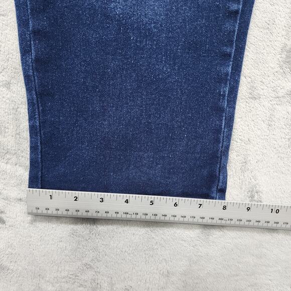 Enjoy Denim Jeans Womens 20 Blue High Rise Crop Capri Skinny Leg Stretch Denim - Picture 15 of 16